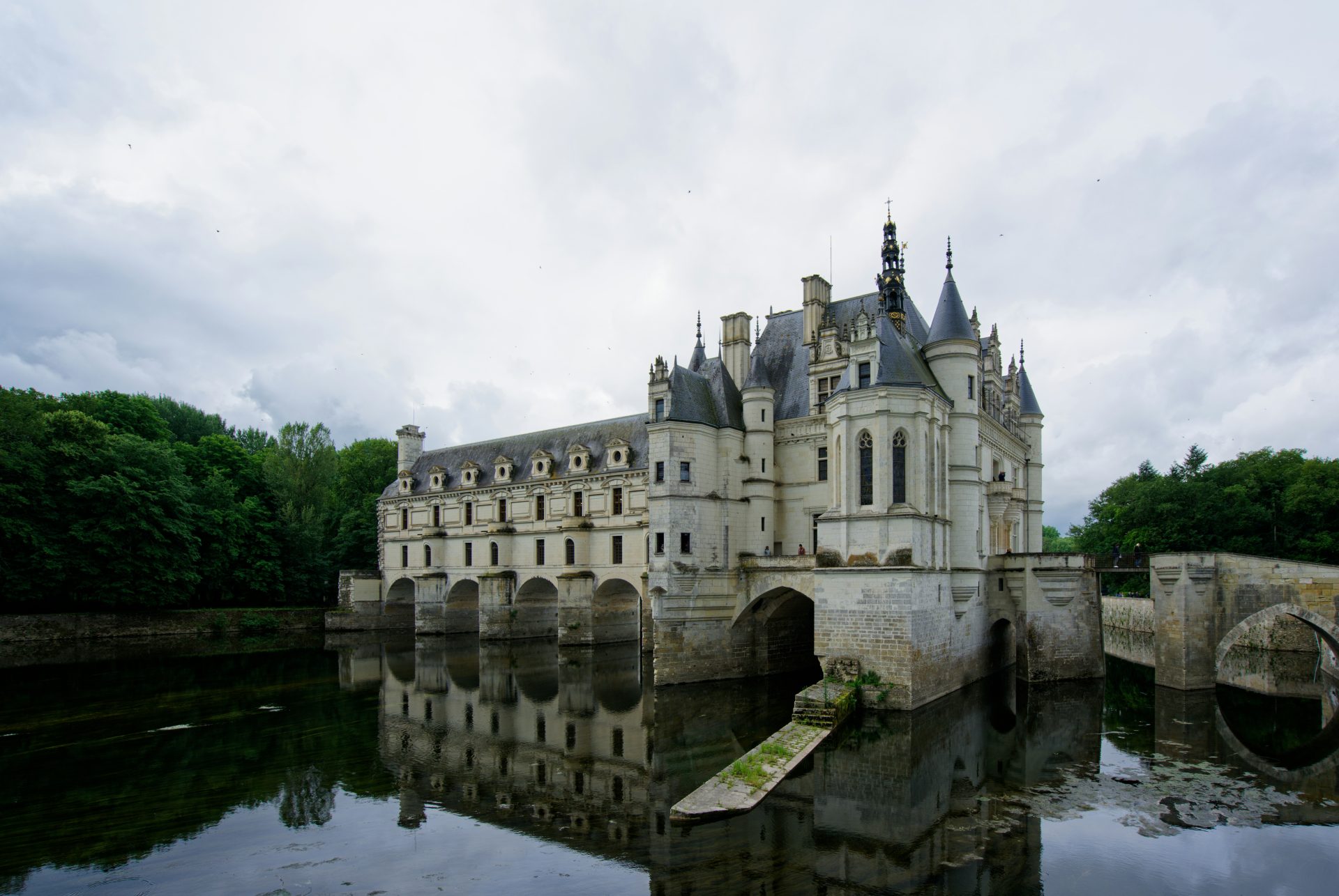 Château de Chenonceau spanning the River Cher in the Loire Valley